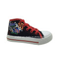 Cute Printing Kids High Top Casual Canvas Shoe (H325-S&B)